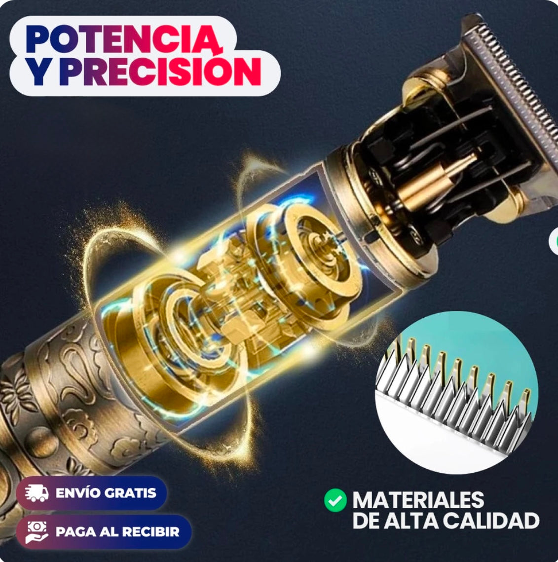 BUDA® - Rasuradora Profesional Recargable