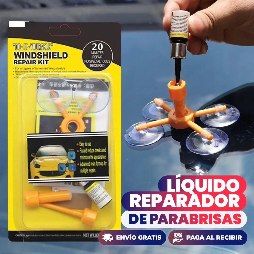 Kit de Reparación de Parabrisas y Vidrios