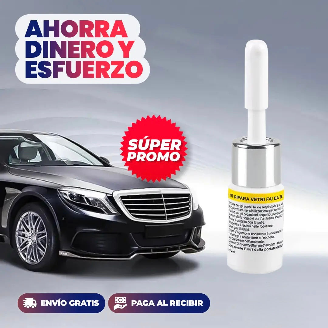 Kit de Reparación de Parabrisas y Vidrios