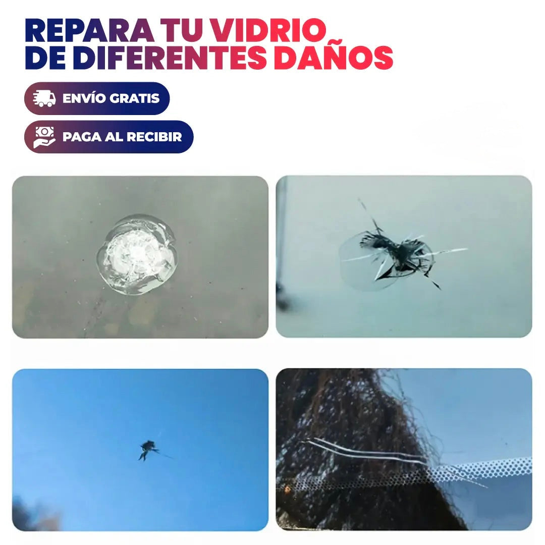 Kit de Reparación de Parabrisas y Vidrios